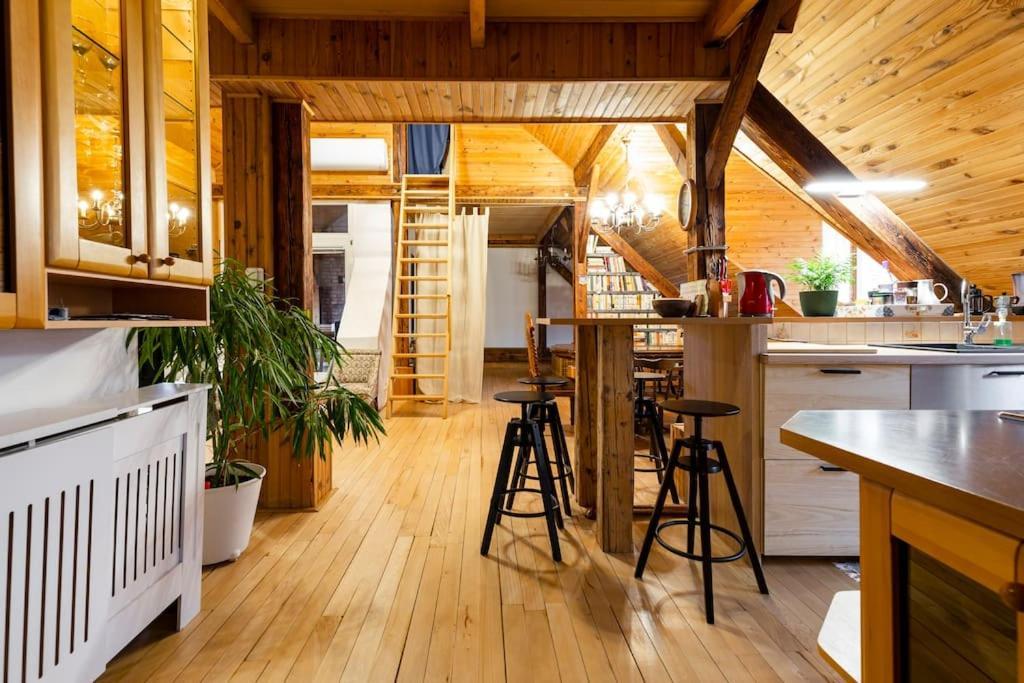 Rooftop 180M2 Loft With Private Sauna, Bratislava Luaran gambar