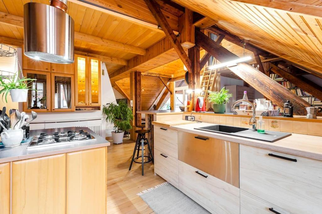 Rooftop 180M2 Loft With Private Sauna, Bratislava Luaran gambar